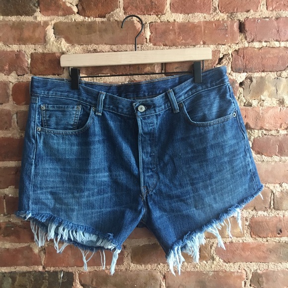 Levi's Pants - Levi's 501 Button Fly Denim Cutoffs